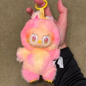 AUTHENTIC Pop Mart The Monsters V3 Big Into Energy Plush Labubu Loyalty Pink